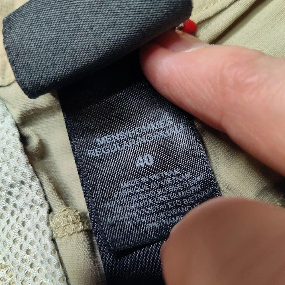 NORTH‎ FACE Men Size 40 Khaki Nylon Hiking 9